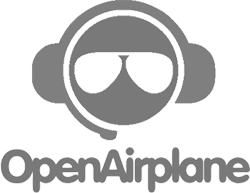 open airplane logo